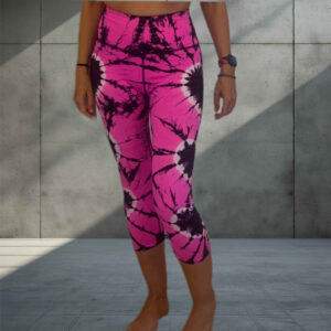 Leggins Tie-dye Rosa y Negro