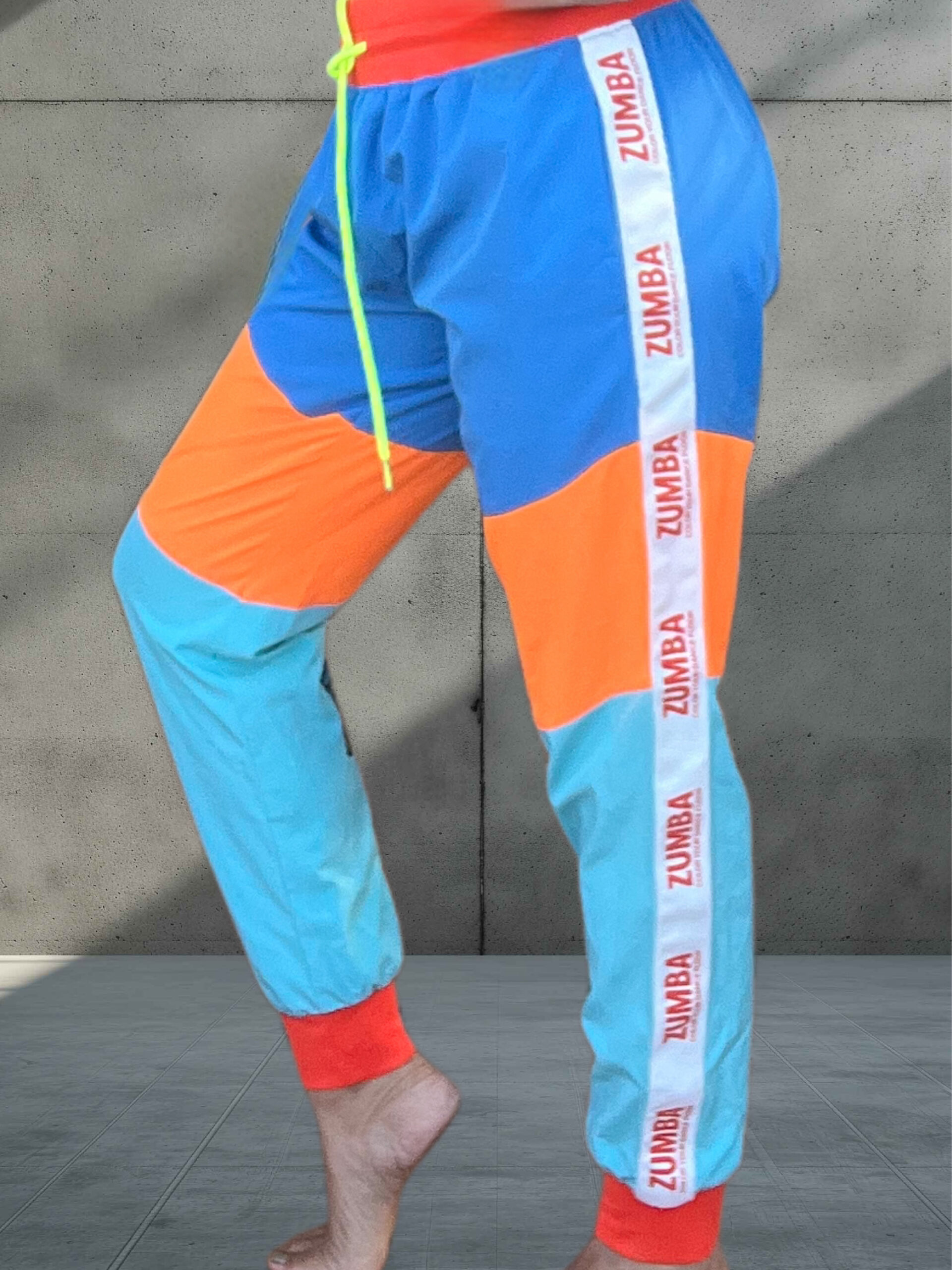 Pantalón Zumba Retro Color Block - Imagen 2